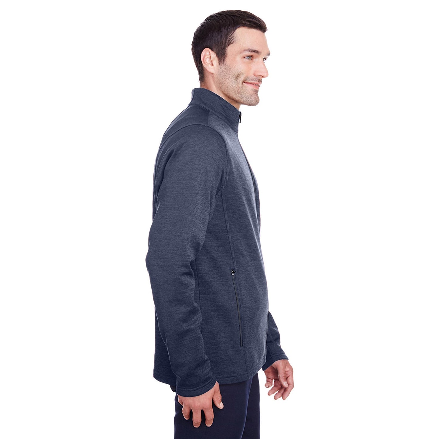 Black Heather Jacket - North End - Soft Fleece