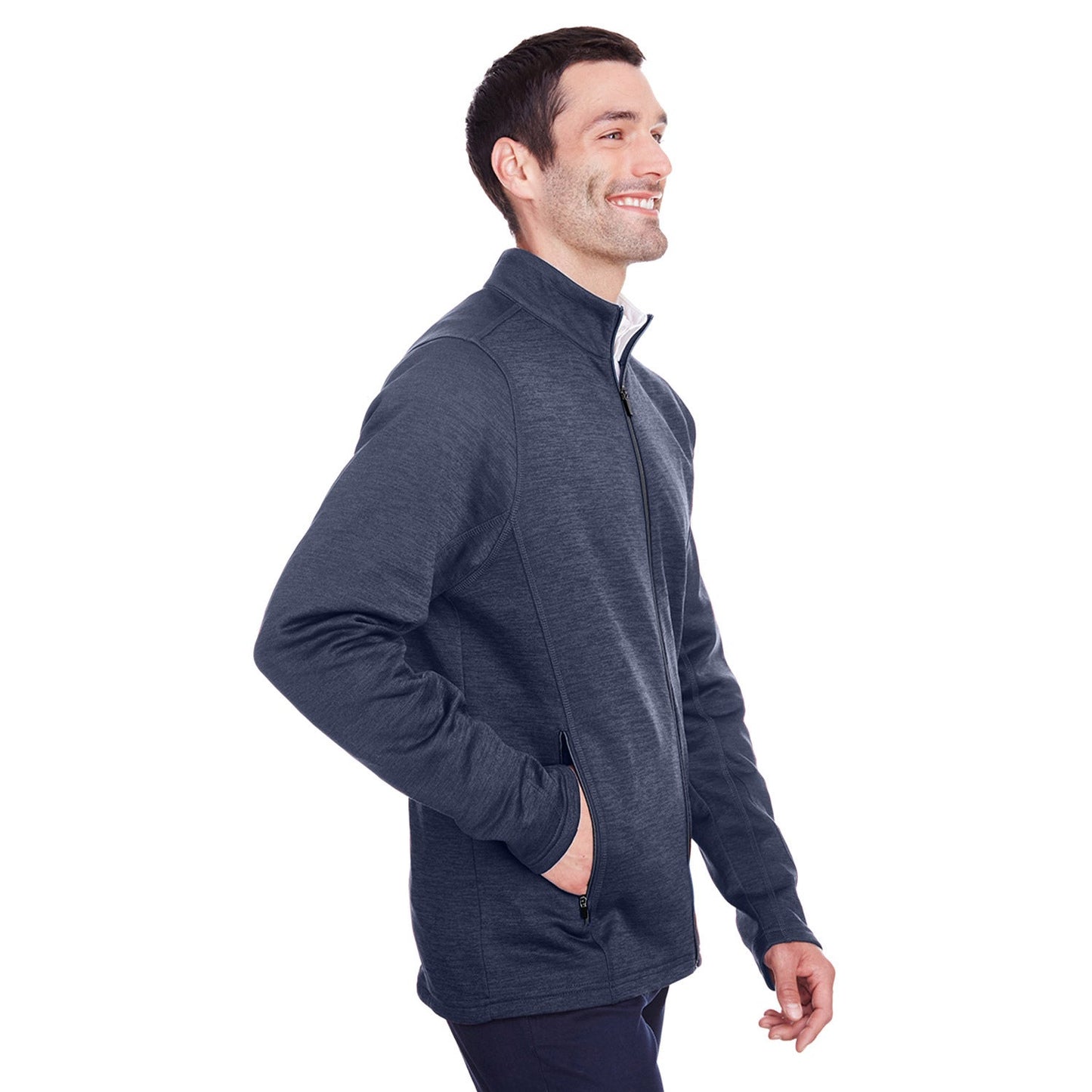 Black Heather Jacket - North End - Soft Fleece