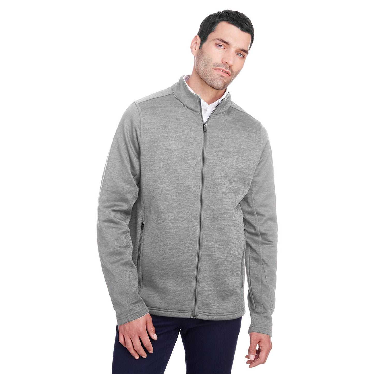 Black Heather Jacket - North End - Soft Fleece