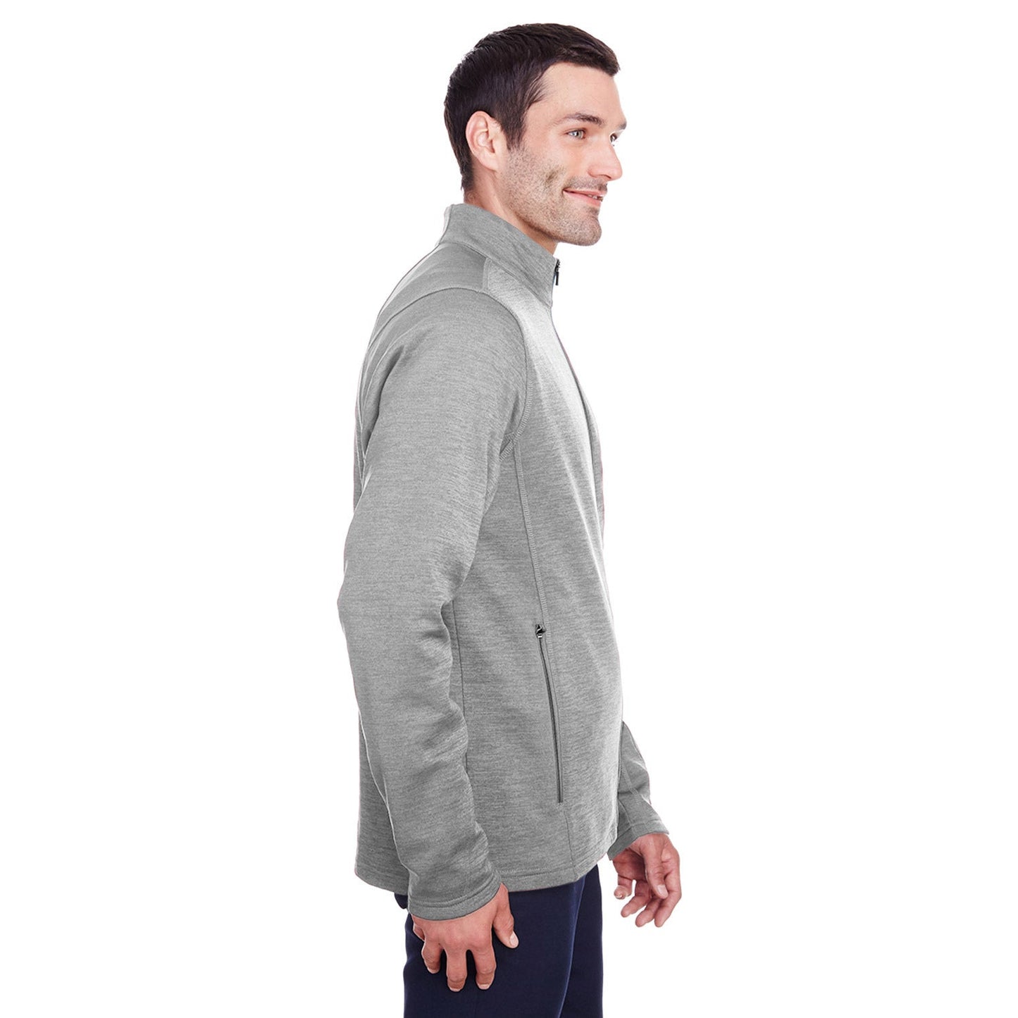 Black Heather Jacket - North End - Soft Fleece