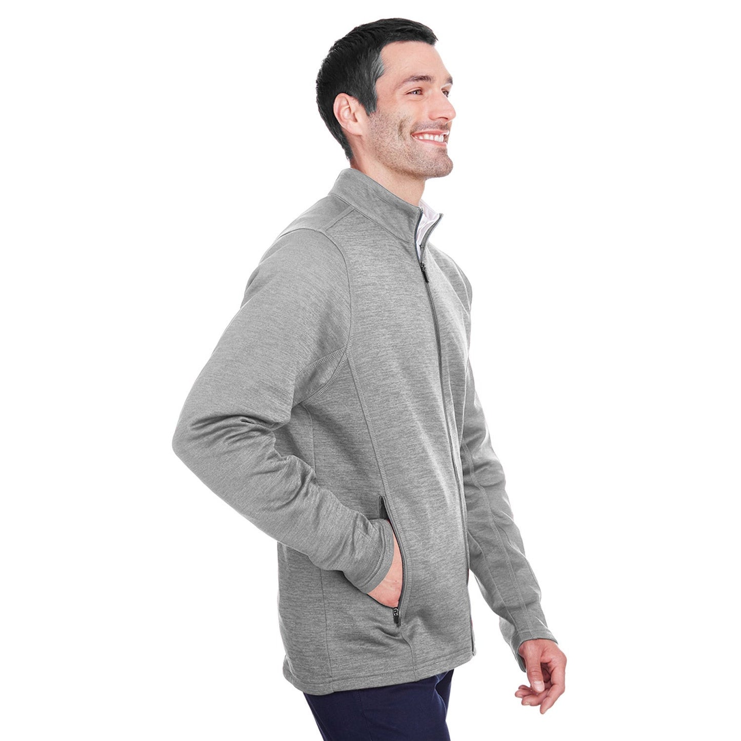Black Heather Jacket - North End - Soft Fleece