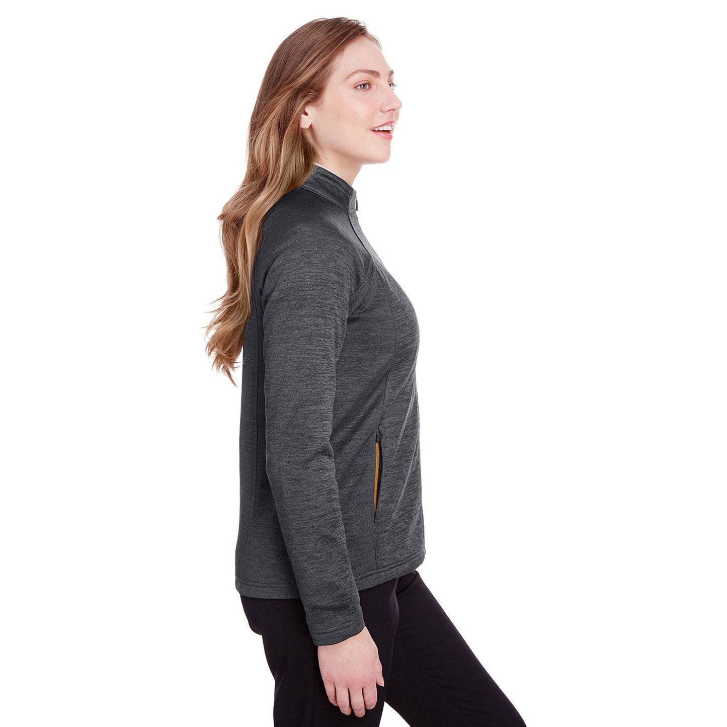 Black Heather Jacket - North End - Soft Fleece