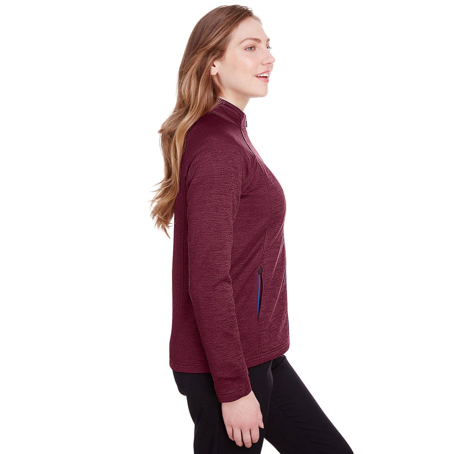 Black Heather Jacket - North End - Soft Fleece