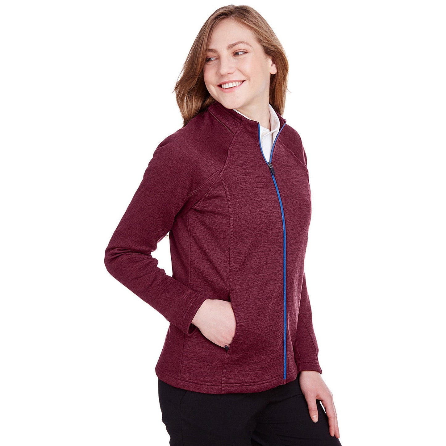 Black Heather Jacket - North End - Soft Fleece