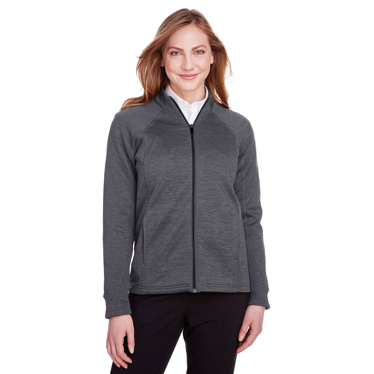 Black Heather Jacket - North End - Soft Fleece