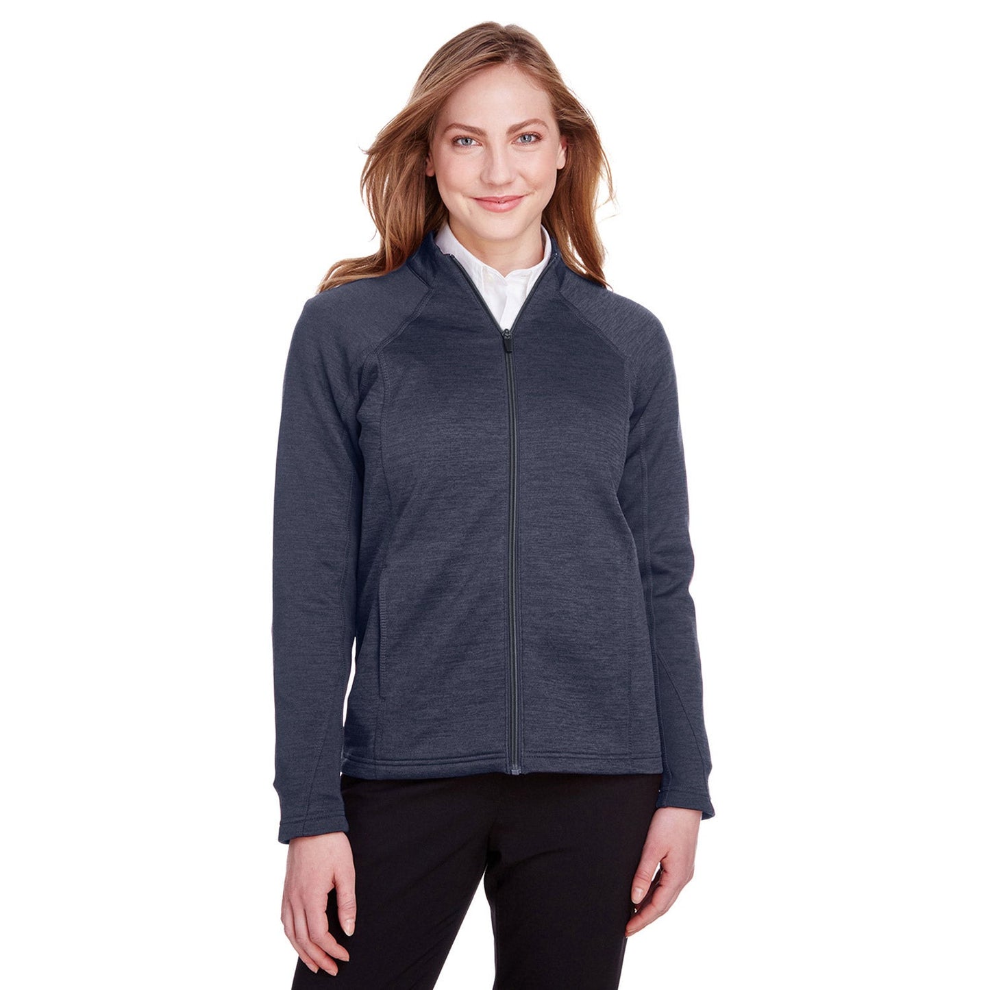 Black Heather Jacket - North End - Soft Fleece