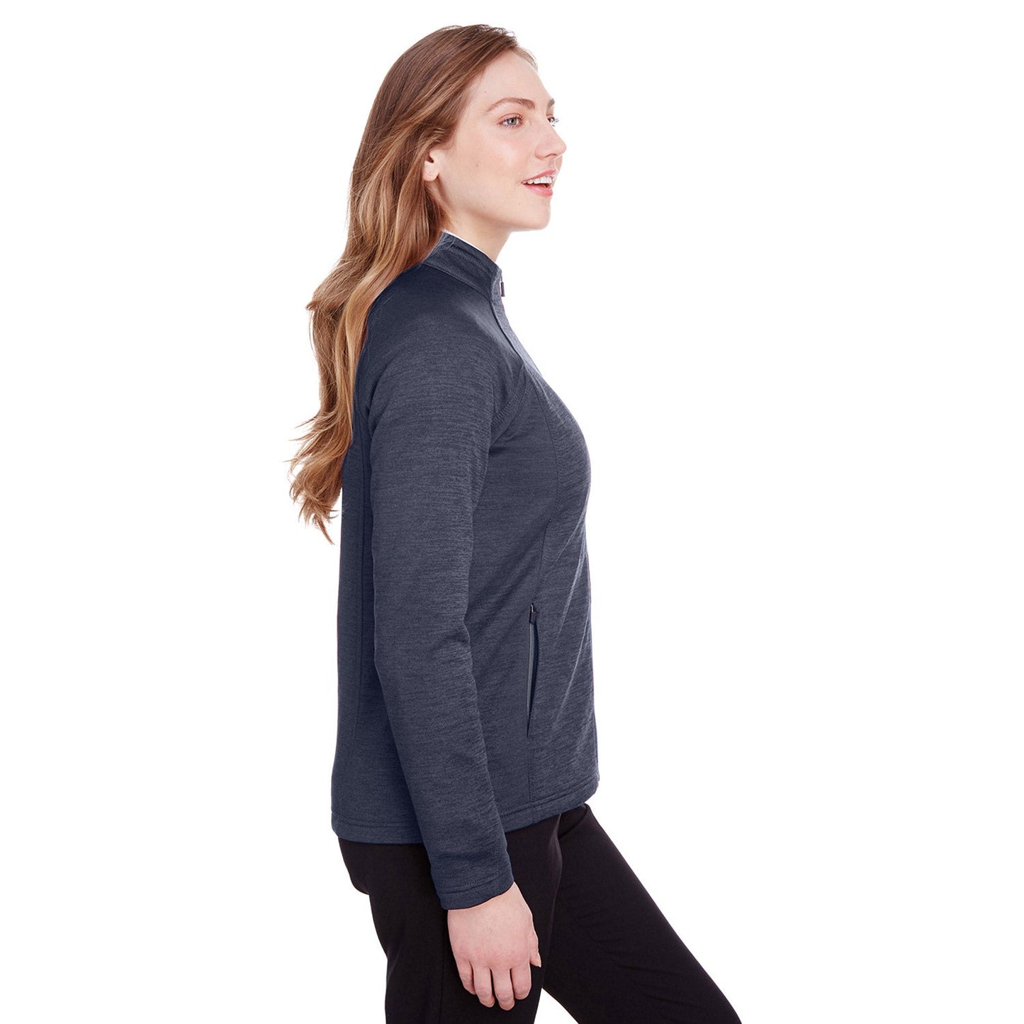 Black Heather Jacket - North End - Soft Fleece