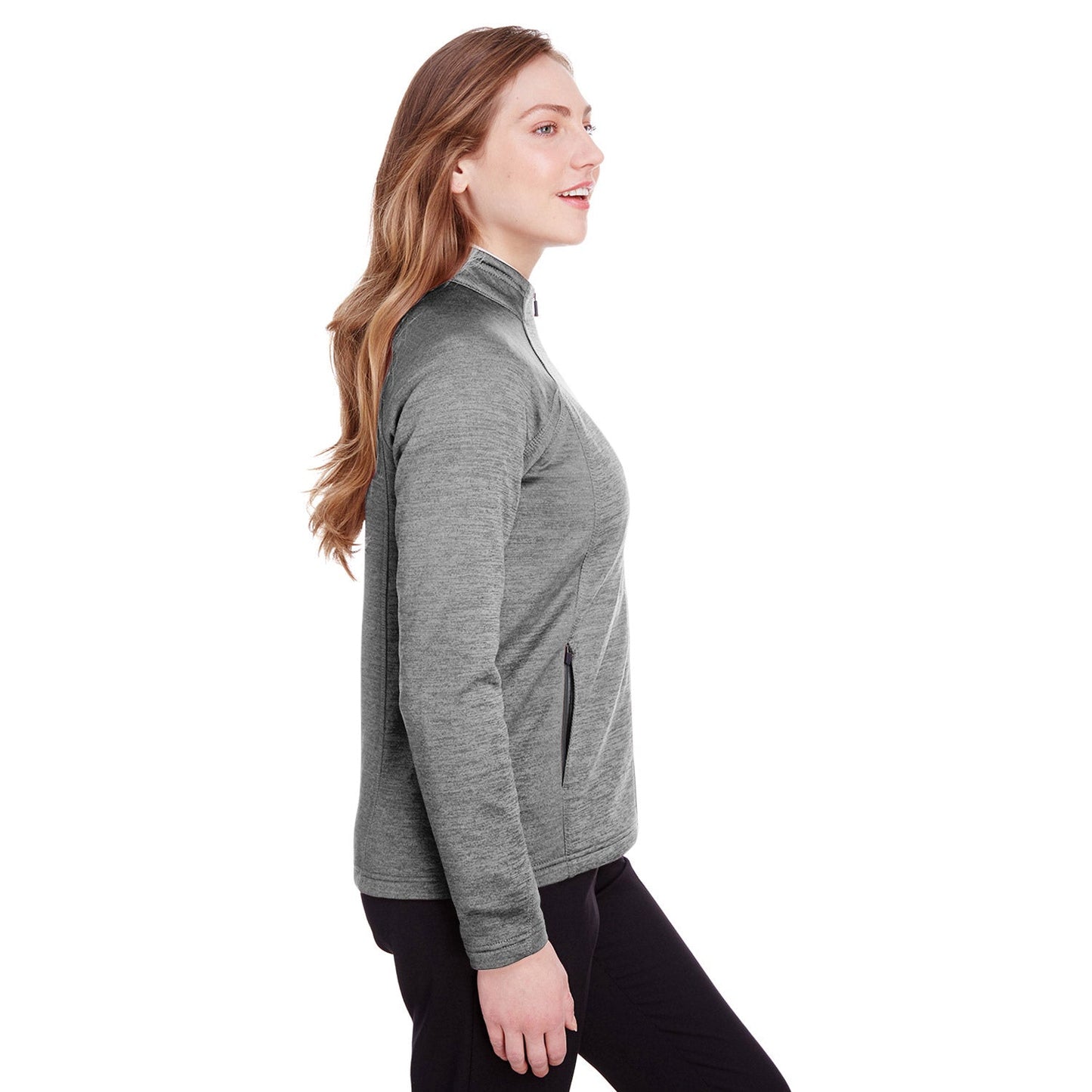Black Heather Jacket - North End - Soft Fleece