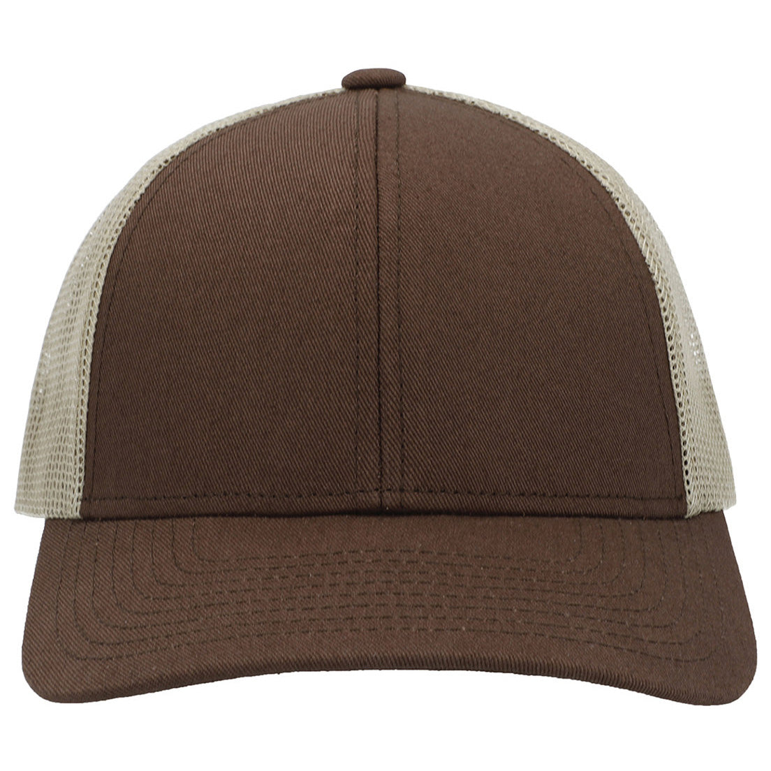 Black/White/Black Ball Cap - Pacific Headwear - Low-Pro Trucker