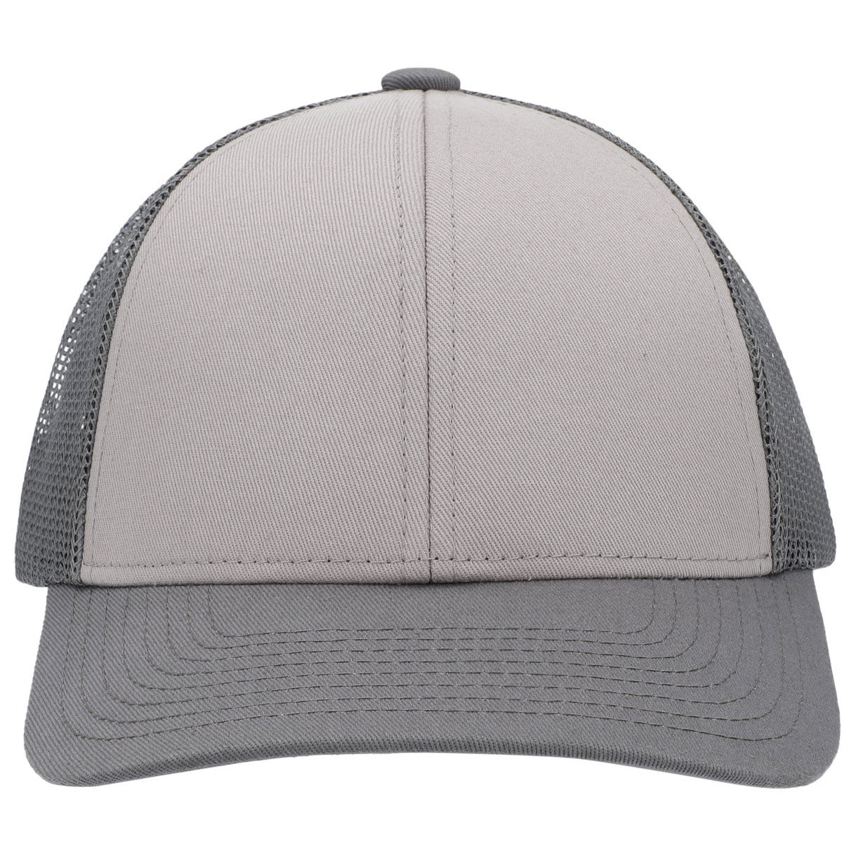 Black/White/Black Ball Cap - Pacific Headwear - Low-Pro Trucker