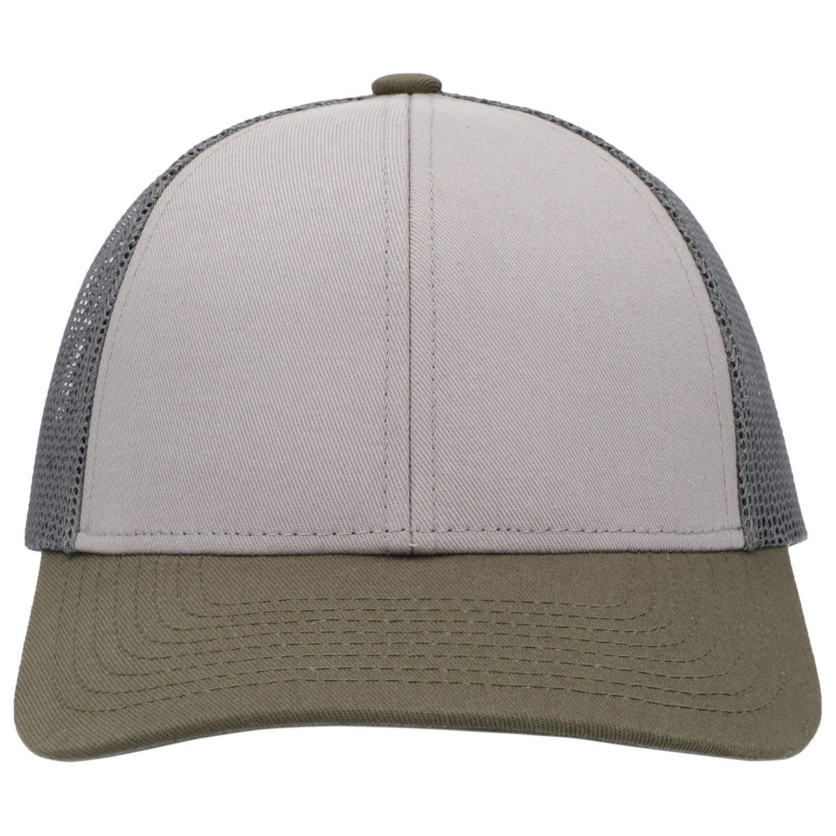 Black/White/Black Ball Cap - Pacific Headwear - Low-Pro Trucker