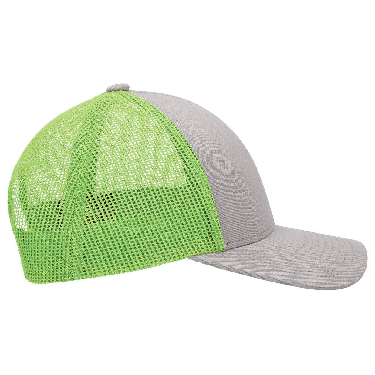 Black/White/Black Ball Cap - Pacific Headwear - Low-Pro Trucker