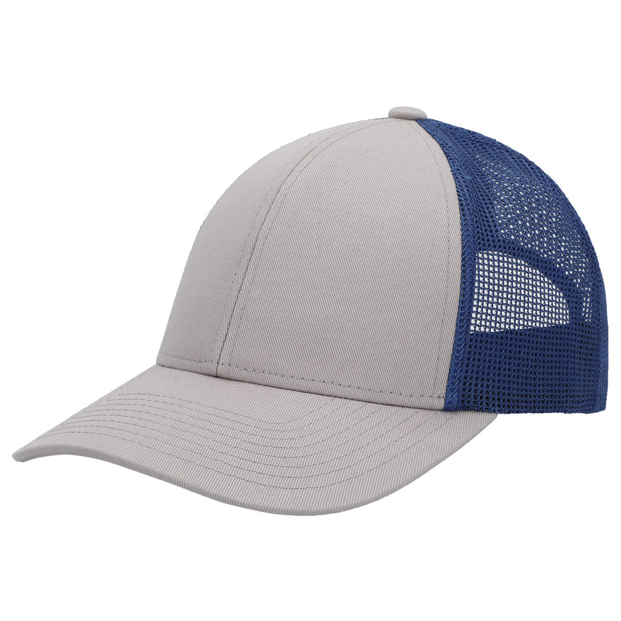 Black/White/Black Ball Cap - Pacific Headwear - Low-Pro Trucker