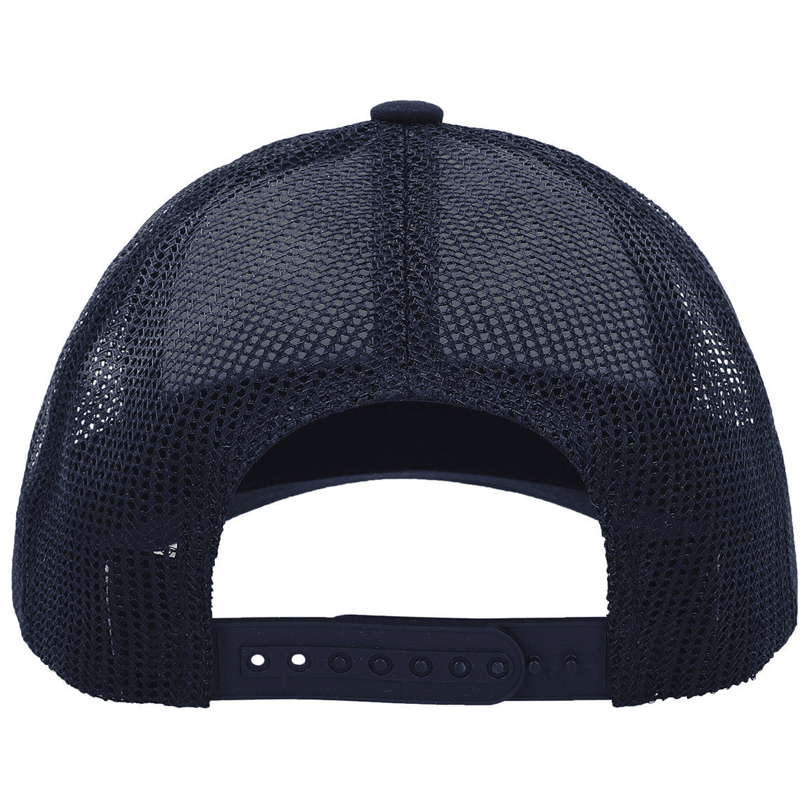 Black/White/Black Ball Cap - Pacific Headwear - Low-Pro Trucker