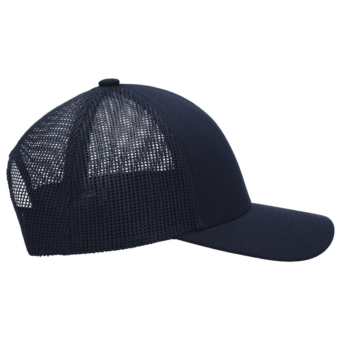 Black/White/Black Ball Cap - Pacific Headwear - Low-Pro Trucker