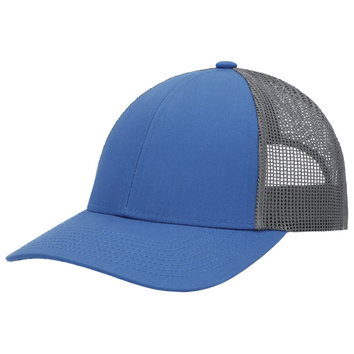 Black/White/Black Ball Cap - Pacific Headwear - Low-Pro Trucker