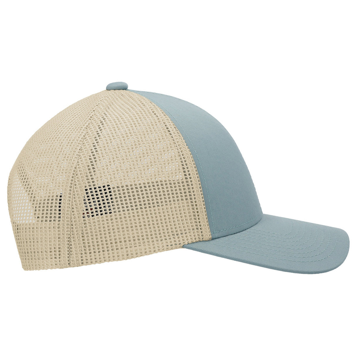 Black/White/Black Ball Cap - Pacific Headwear - Low-Pro Trucker