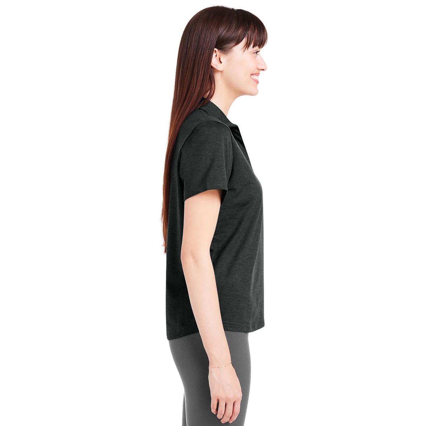 Black Polo Shirt - Glyder - Lightweight Comfort