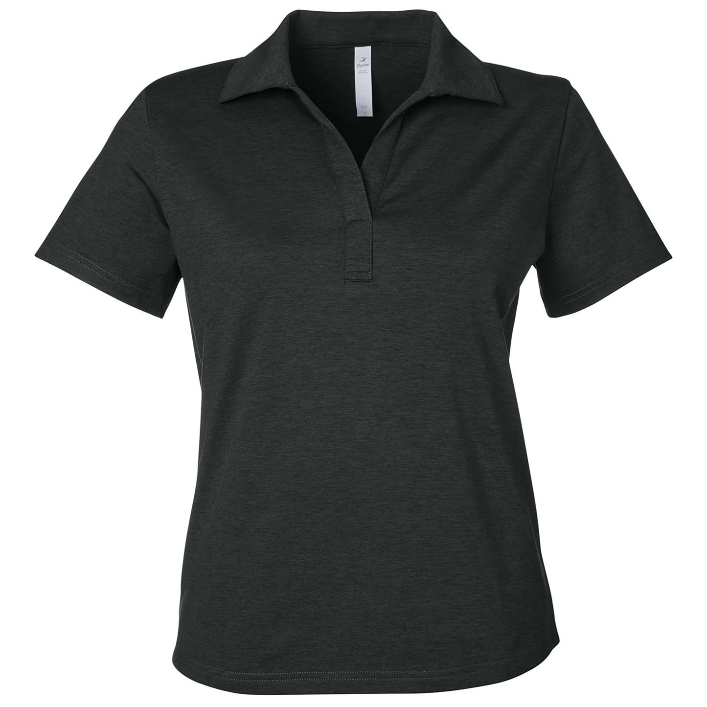 Black Polo Shirt - Glyder - Lightweight Comfort