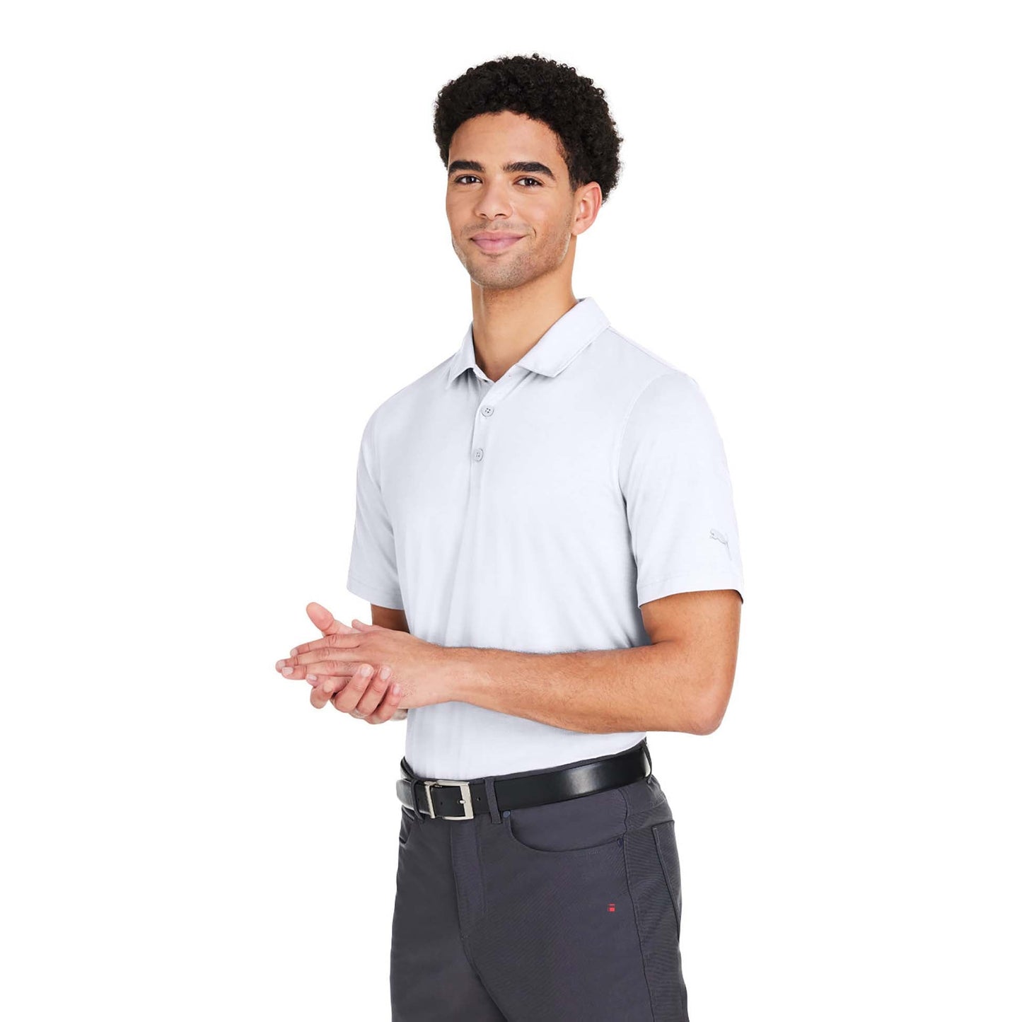 Puma Black Polo Shirt - PUMA Golf - Moisture-Wicking