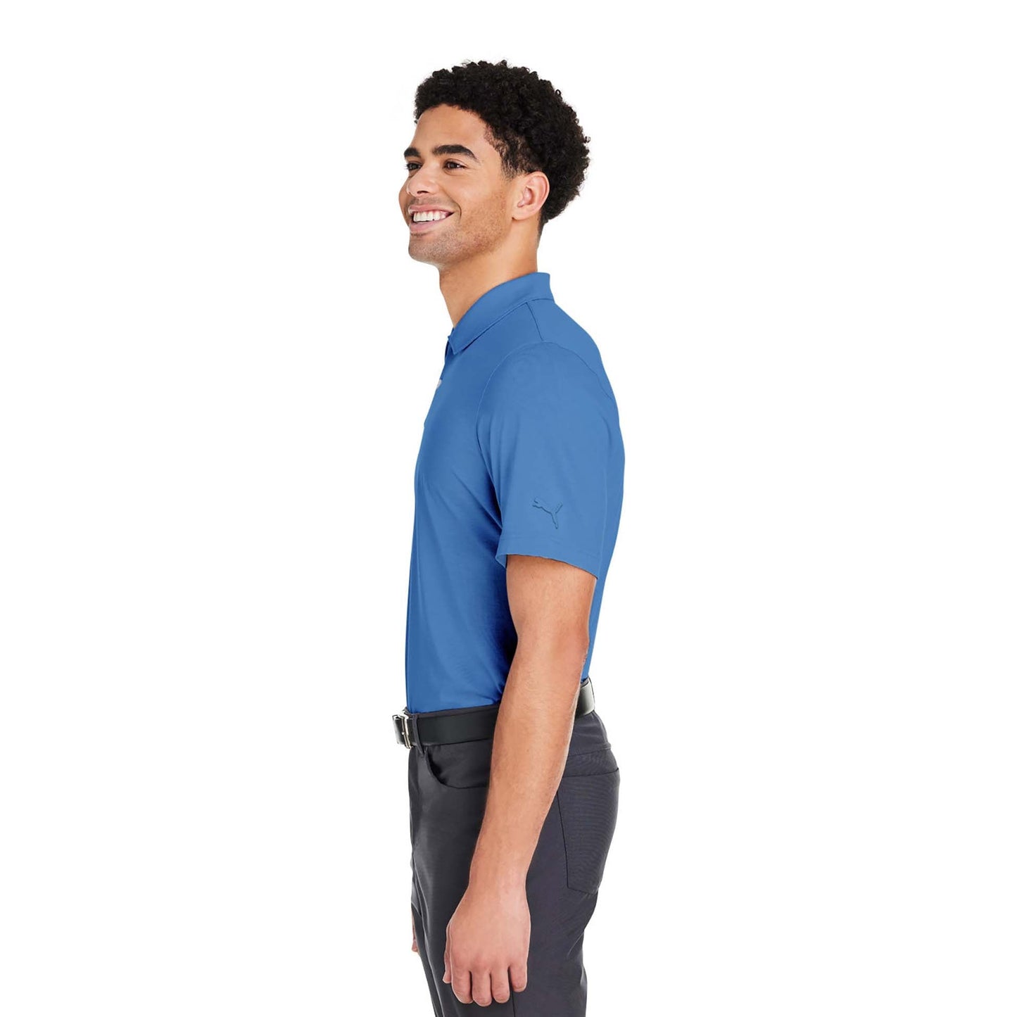 Puma Black Polo Shirt - PUMA Golf - Moisture-Wicking
