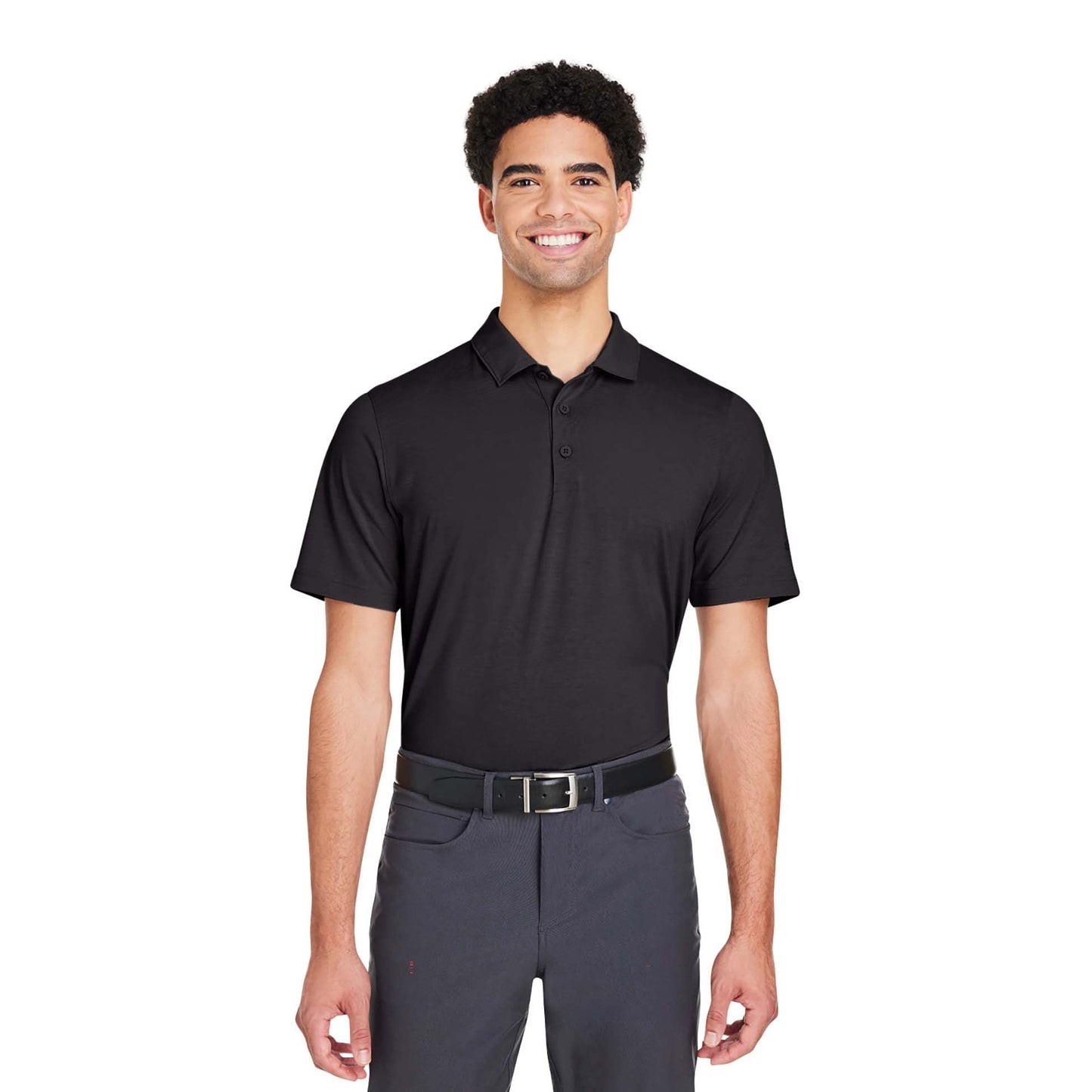 Puma Black Polo Shirt - PUMA Golf - Moisture-Wicking
