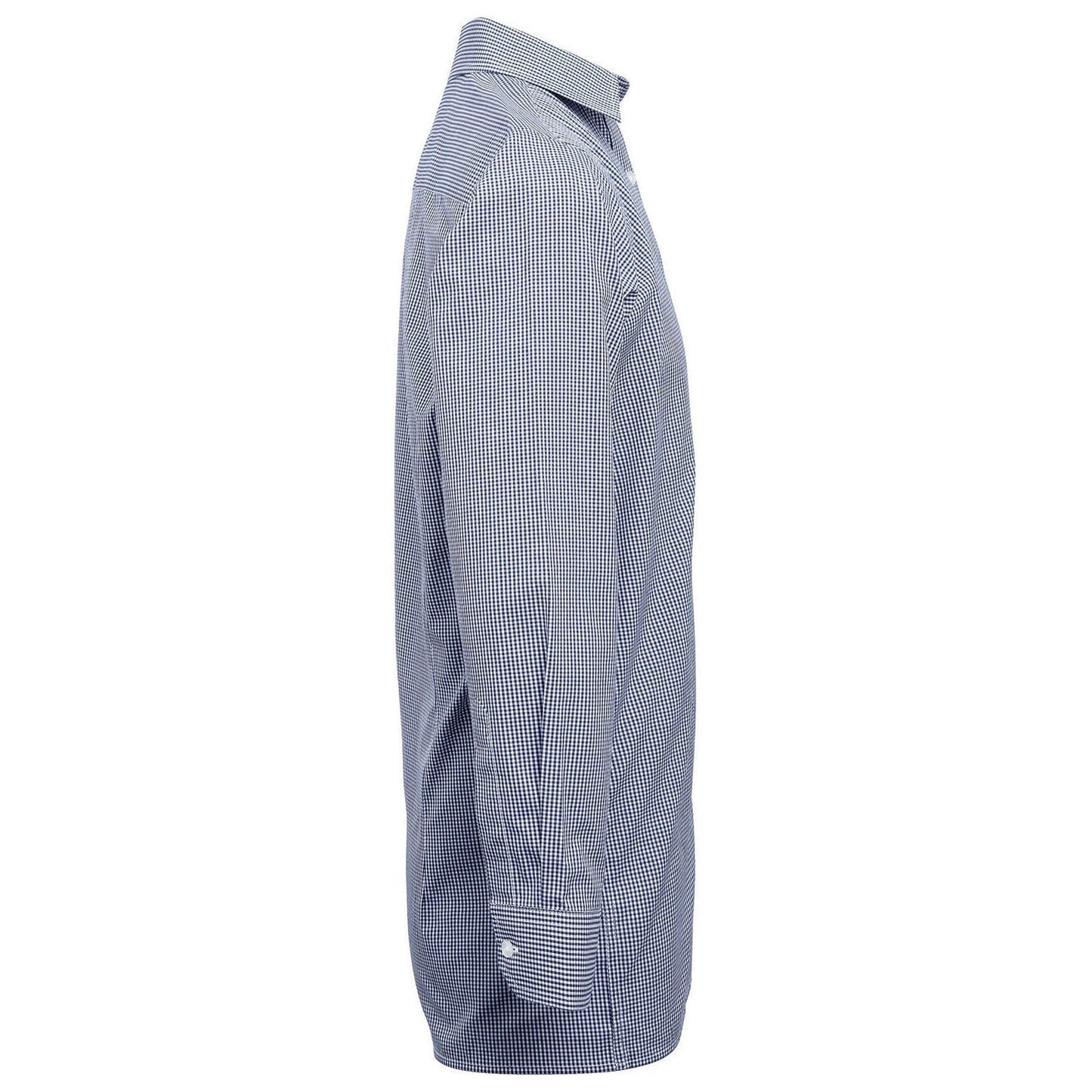 Black/White Button Up Shirt - Reprime - Gingham Cotton