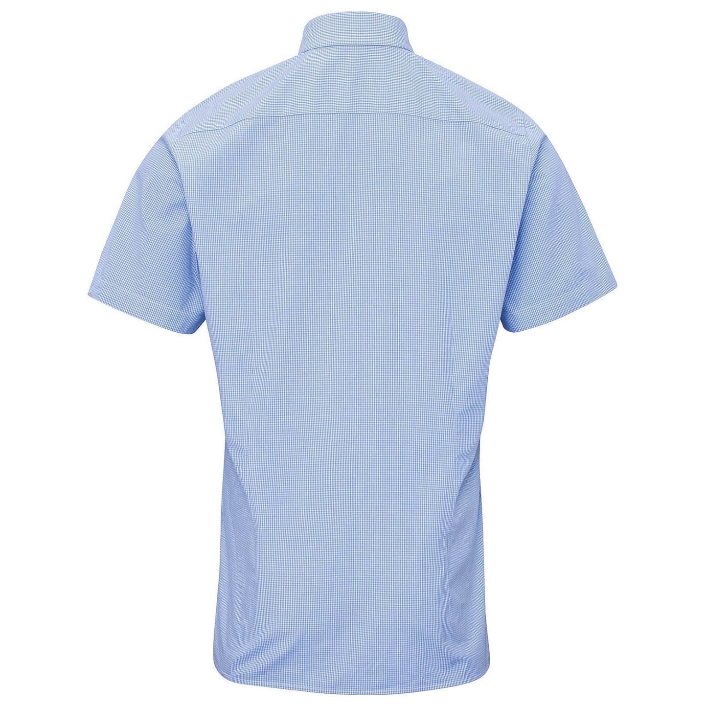 Black/White Button Up Shirt - Reprime - Microcheck Cotton