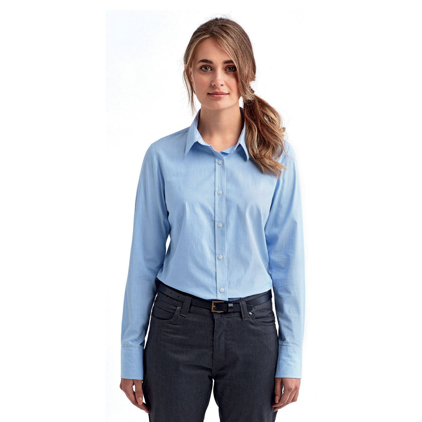 Black/White Button Up Shirt - Reprime - Soft Cotton