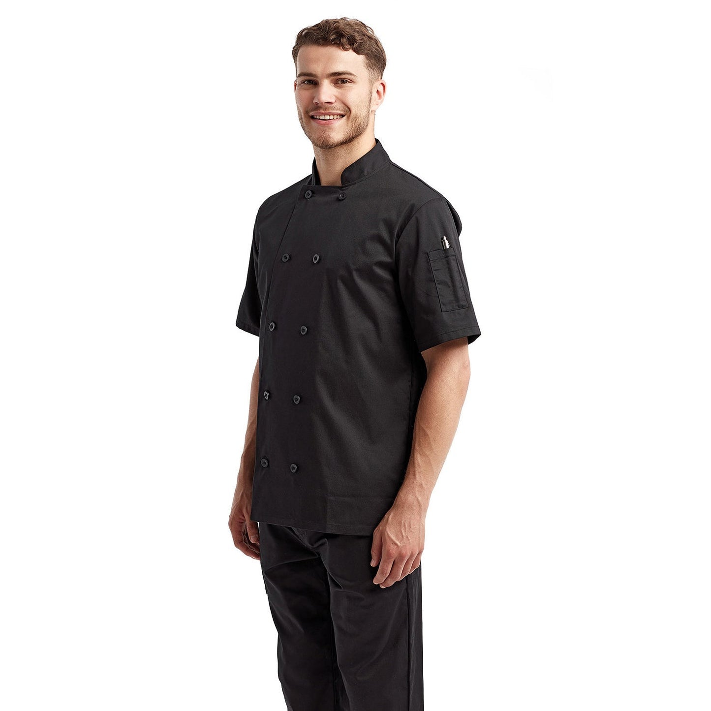 Black Chef Coat - Reprime - Sustainable Design