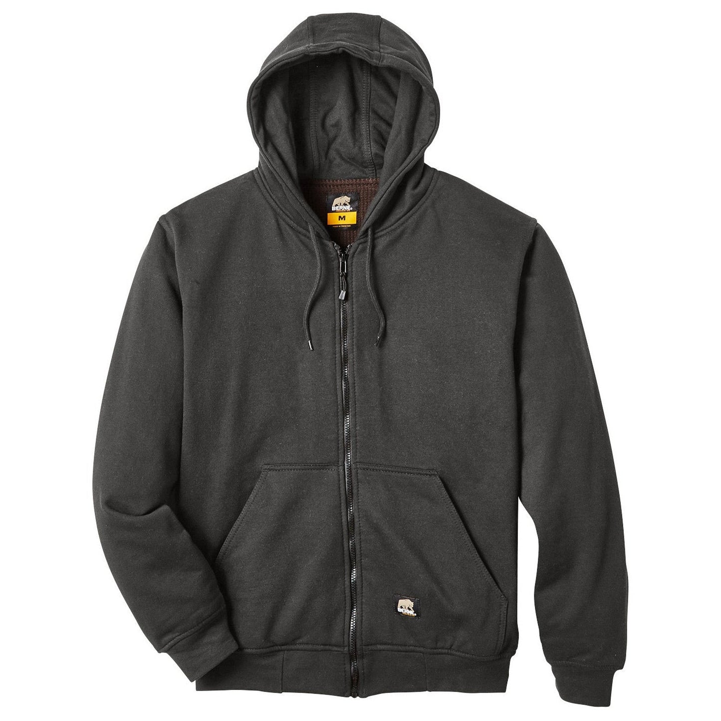 Black Sweatshirts - Berne - Thermal Lined Comfort