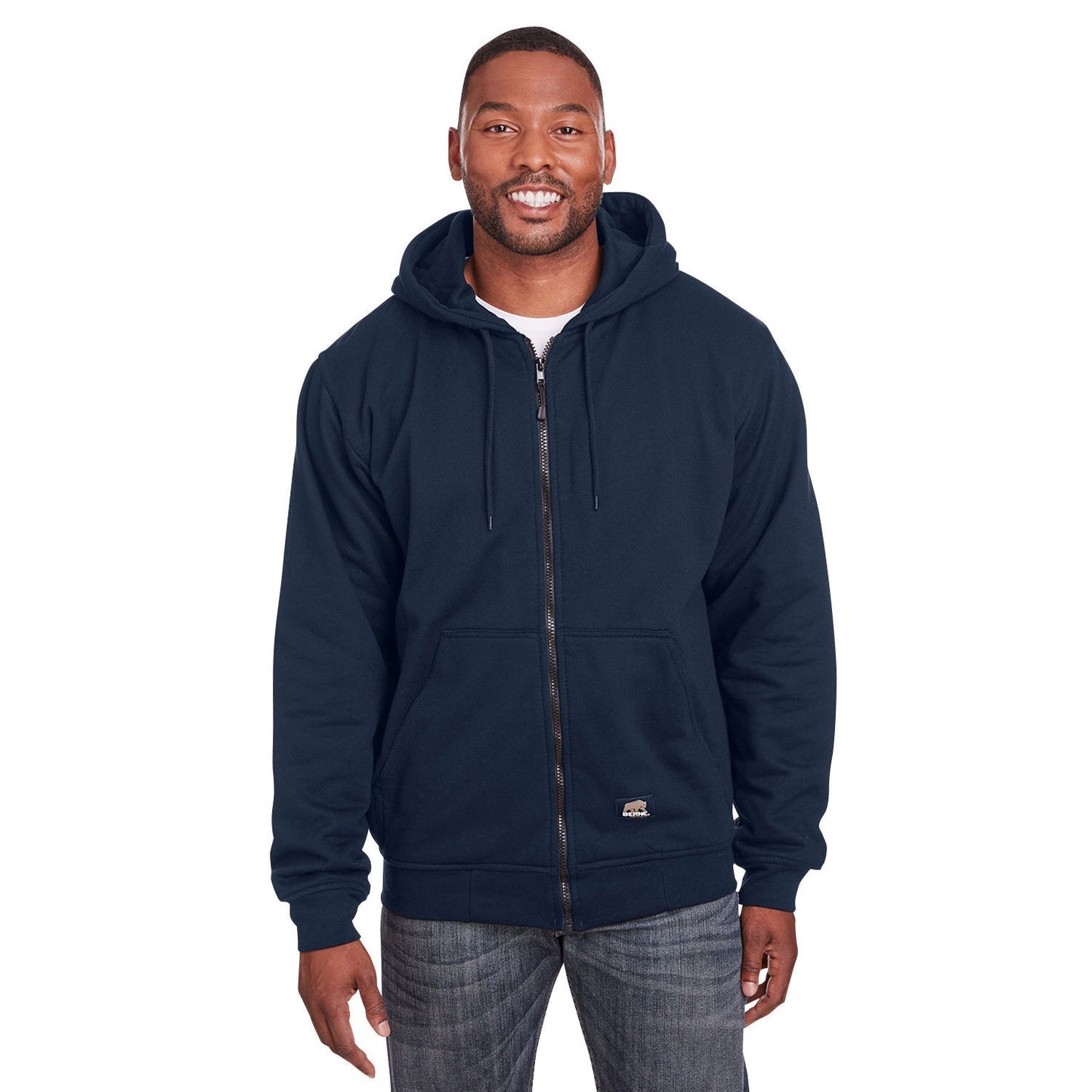 Black Sweatshirts - Berne - Thermal-Lined Comfort