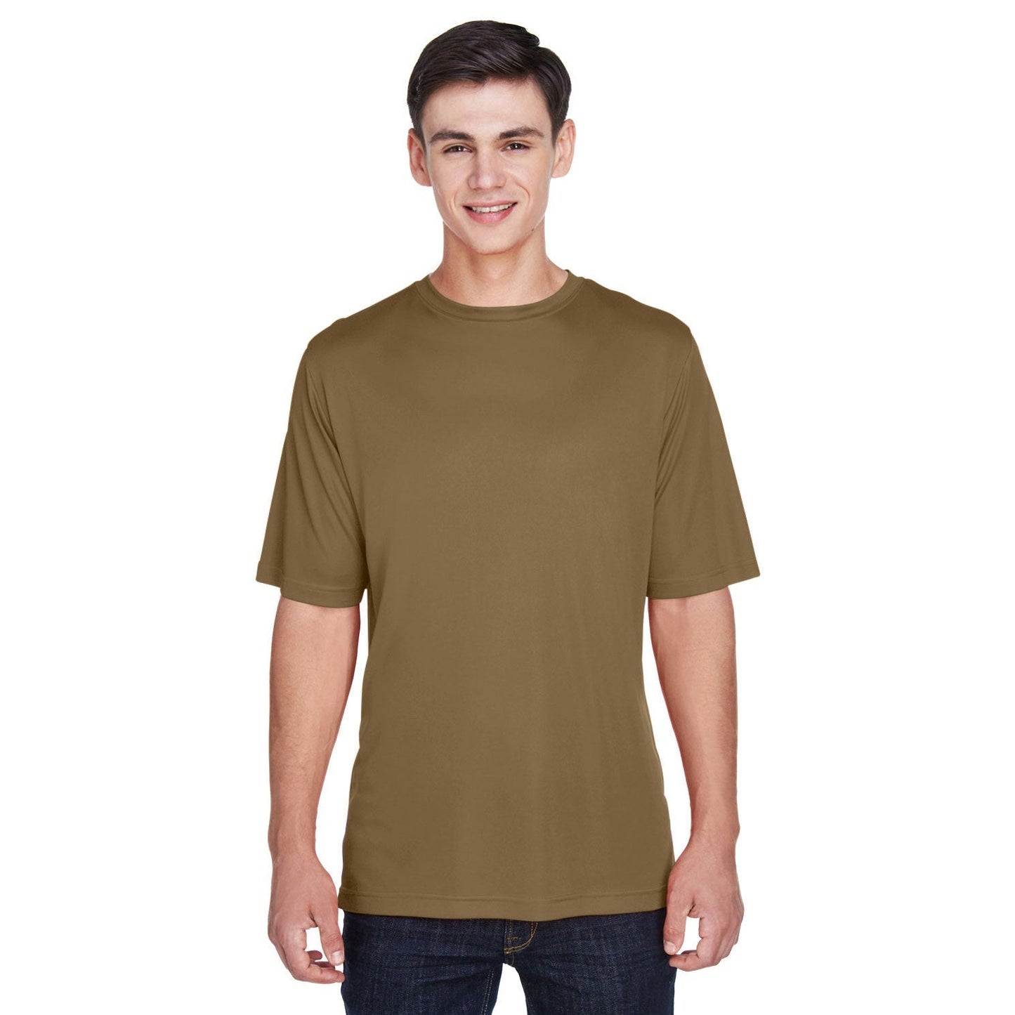 Black T-Shirts - Team 365 - Moisture-Wicking Performance