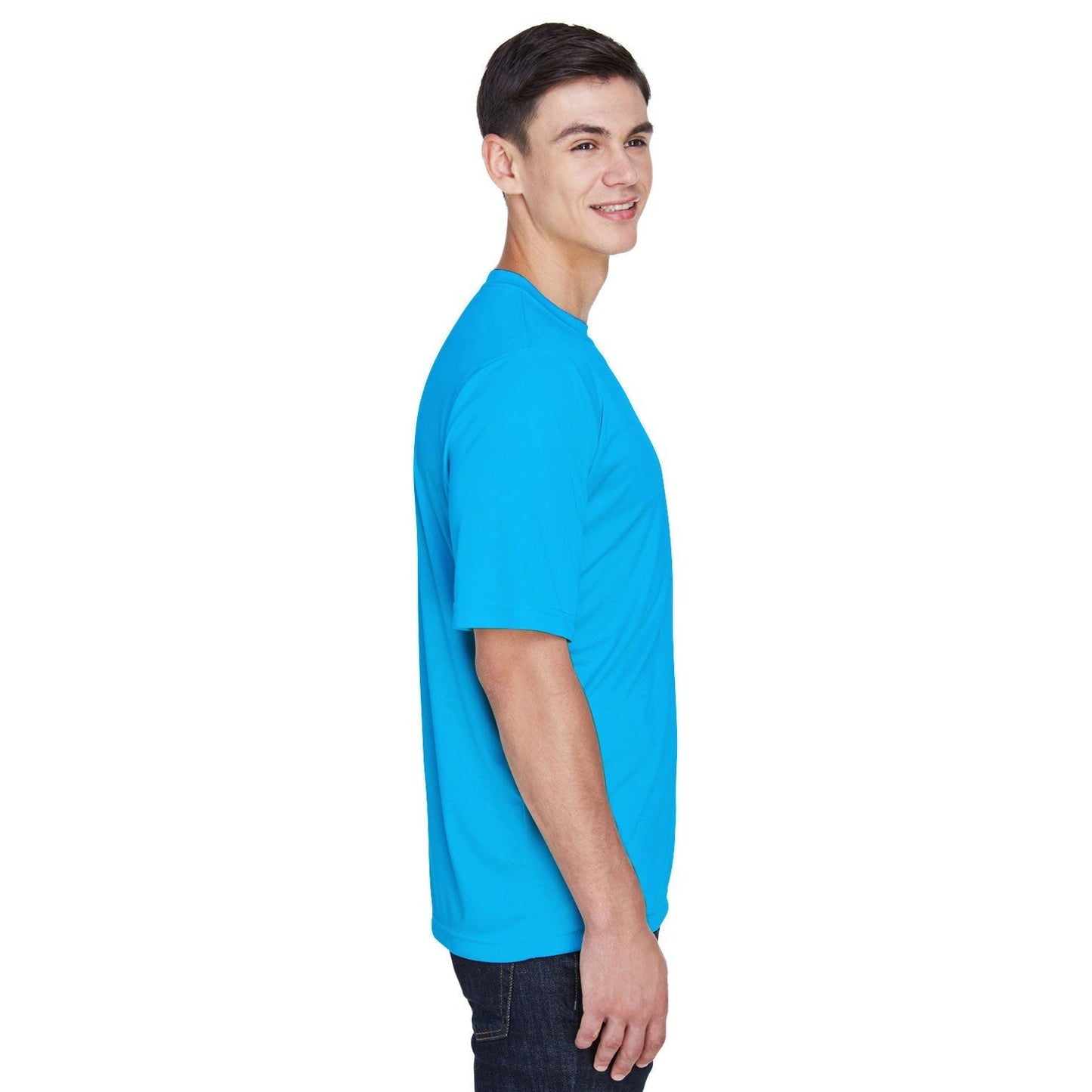 Black T-Shirts - Team 365 - Moisture-Wicking Performance