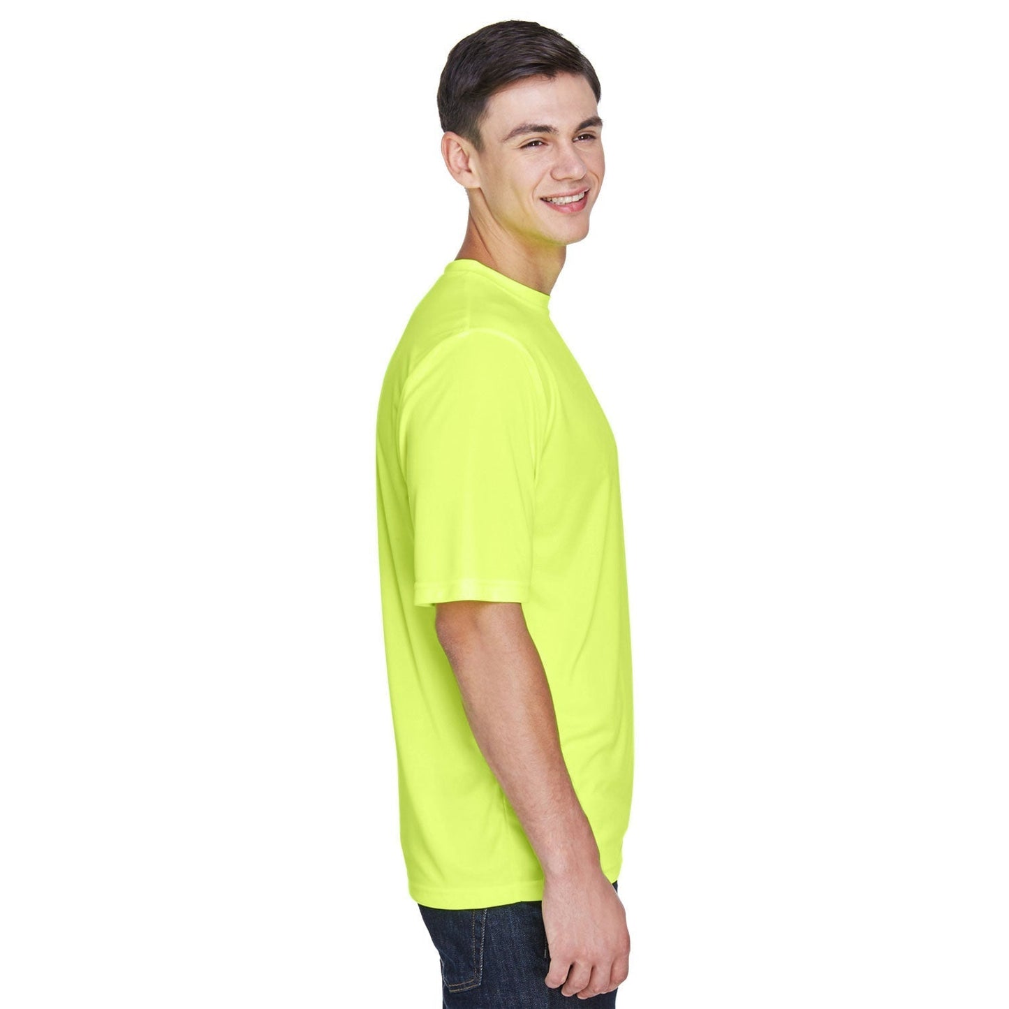 Black T-Shirts - Team 365 - Moisture-Wicking Performance