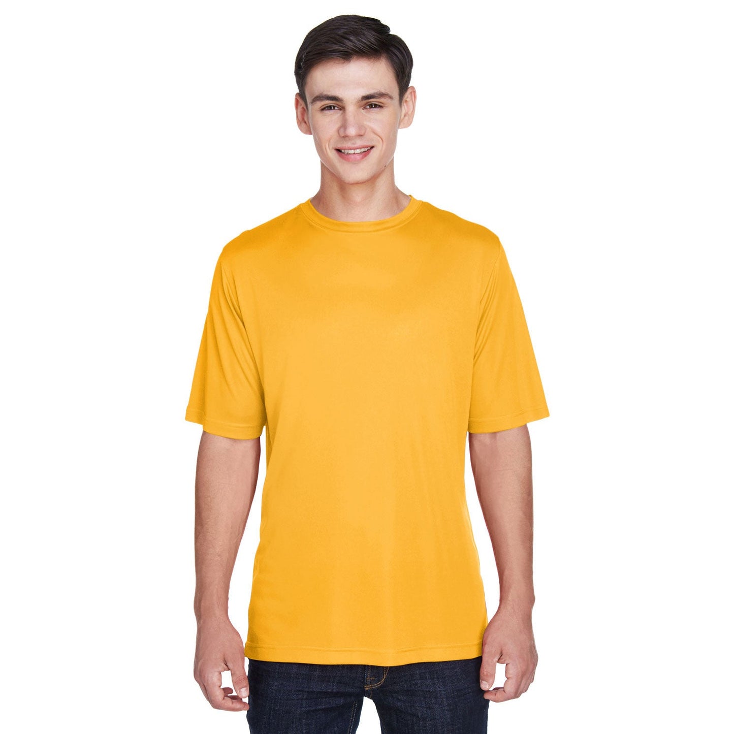 Black T-Shirts - Team 365 - Moisture-Wicking Performance