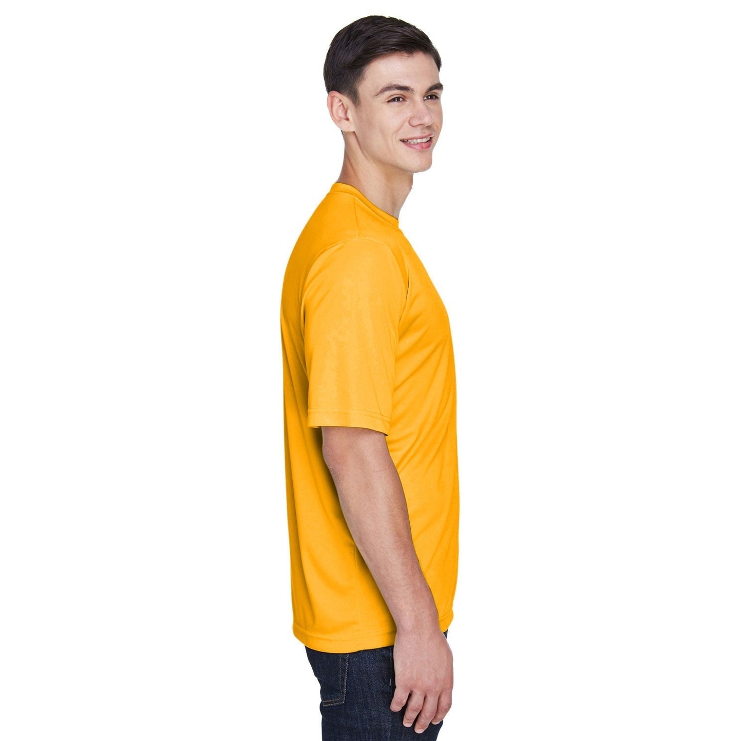 Black T-Shirts - Team 365 - Moisture-Wicking Performance
