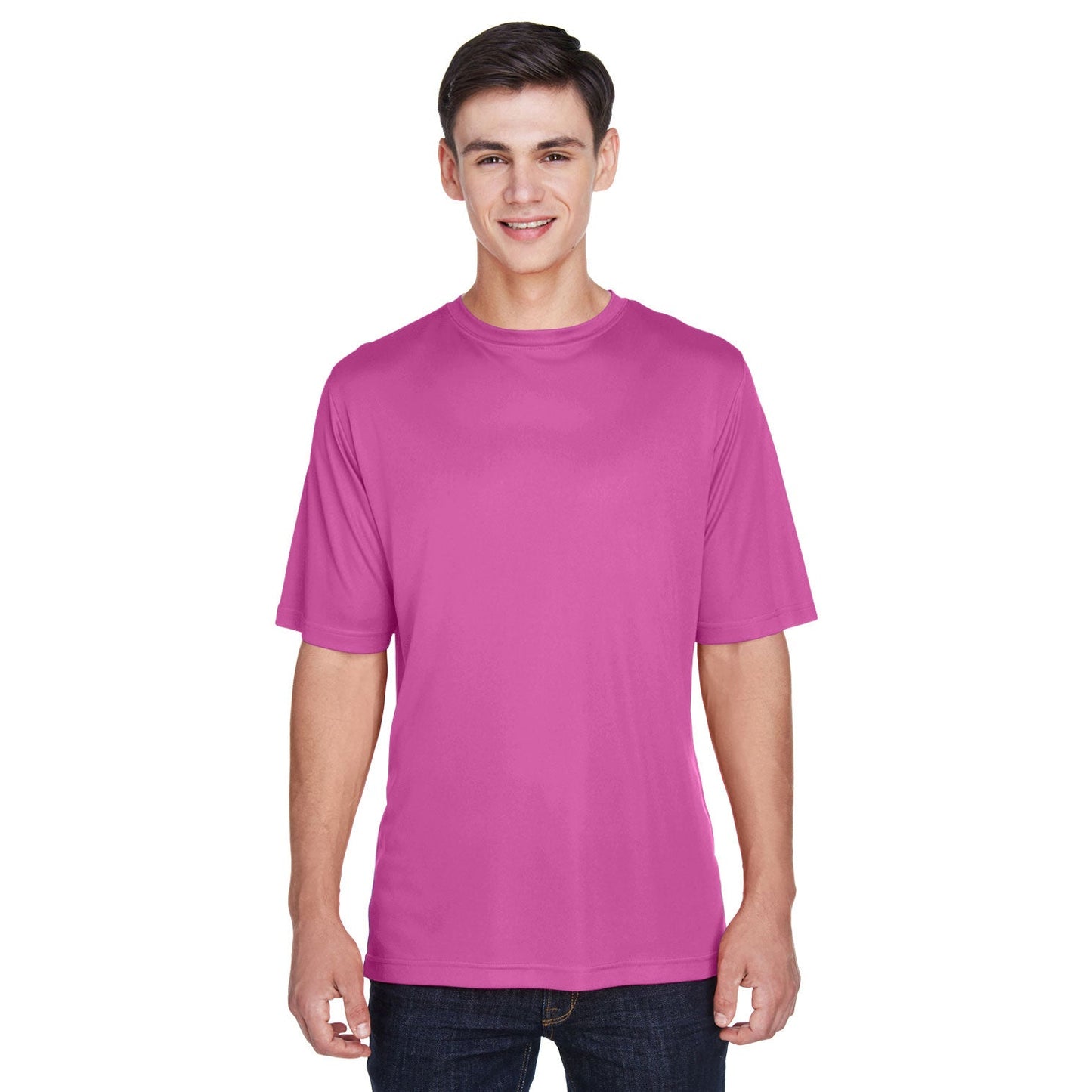 Black T-Shirts - Team 365 - Moisture-Wicking Performance