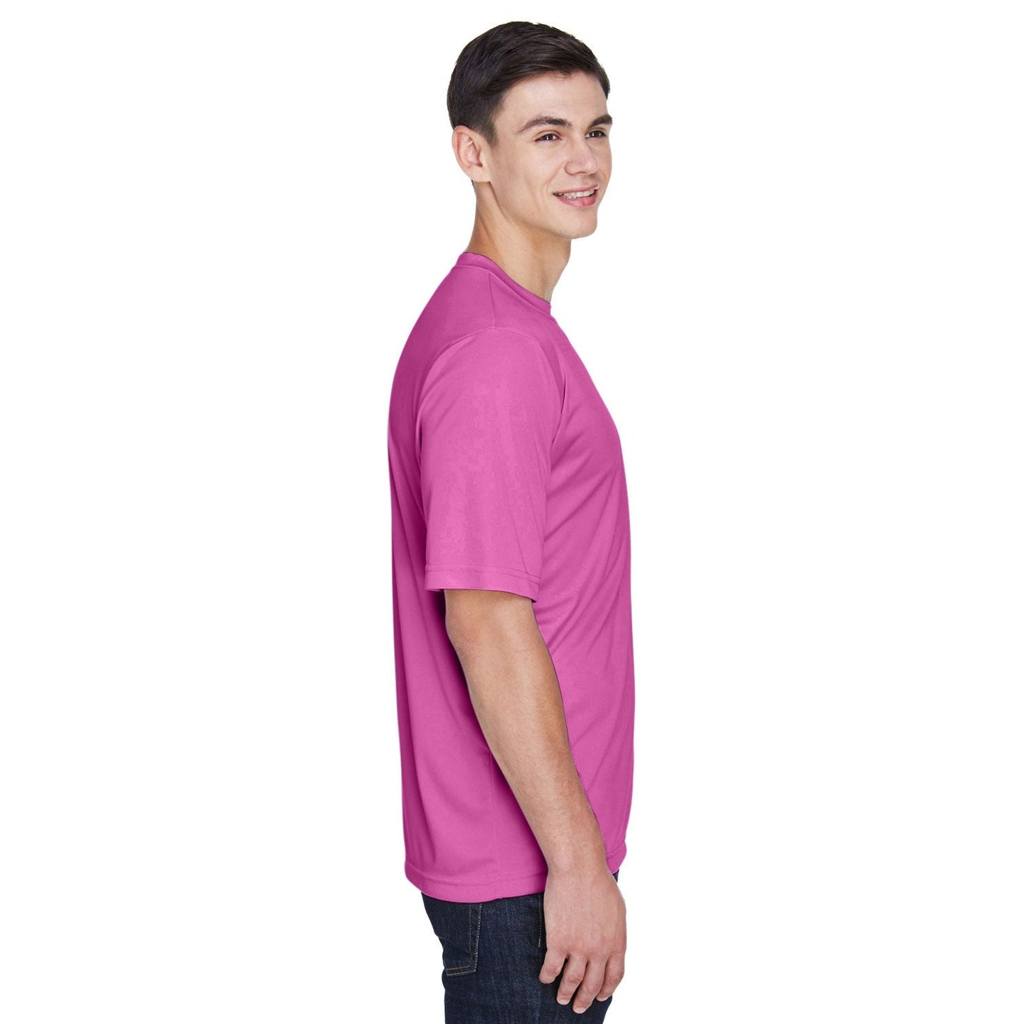 Black T-Shirts - Team 365 - Moisture-Wicking Performance