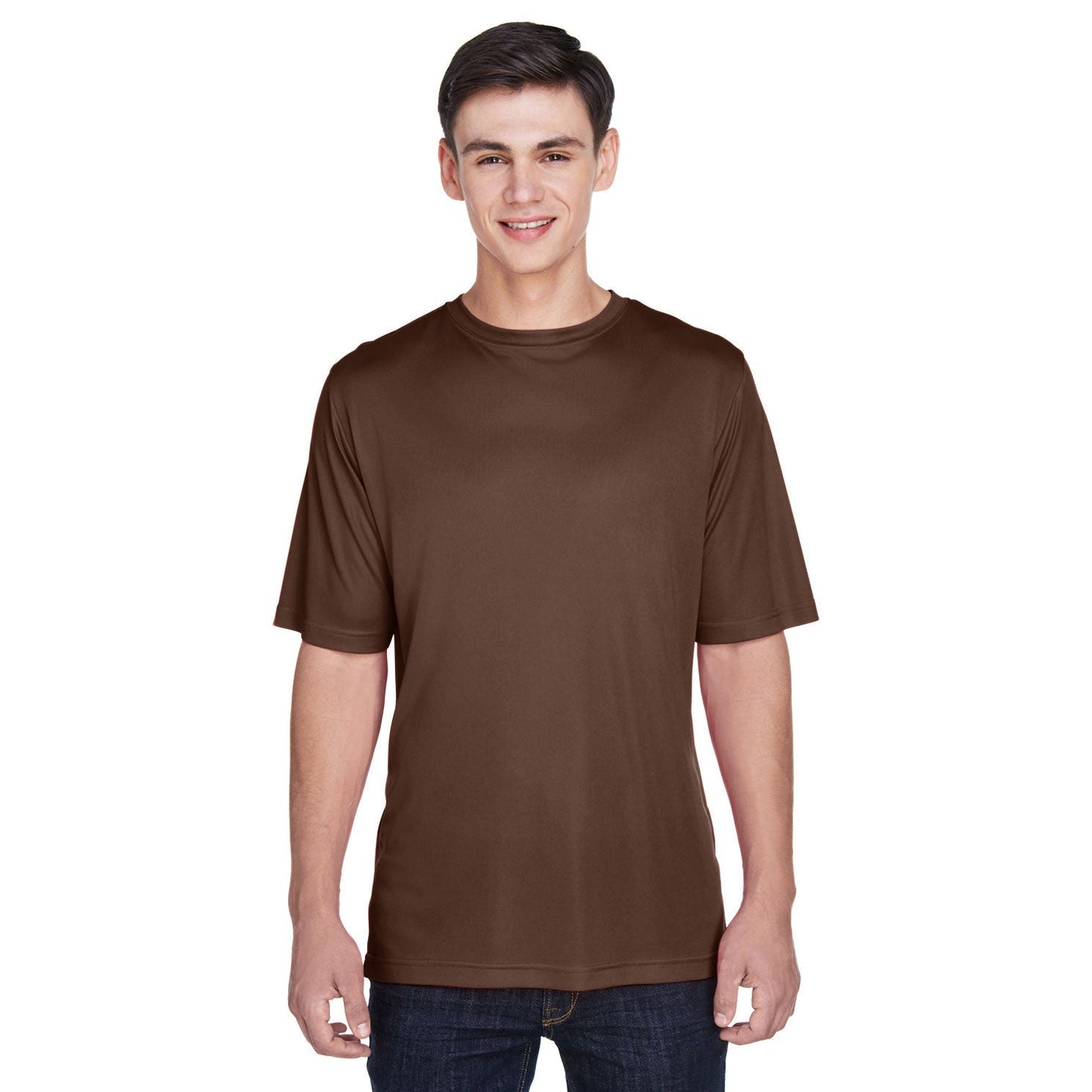Black T-Shirts - Team 365 - Moisture-Wicking Performance
