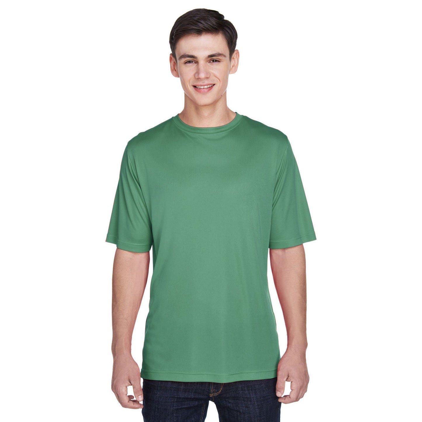 Black T-Shirts - Team 365 - Moisture-Wicking Performance