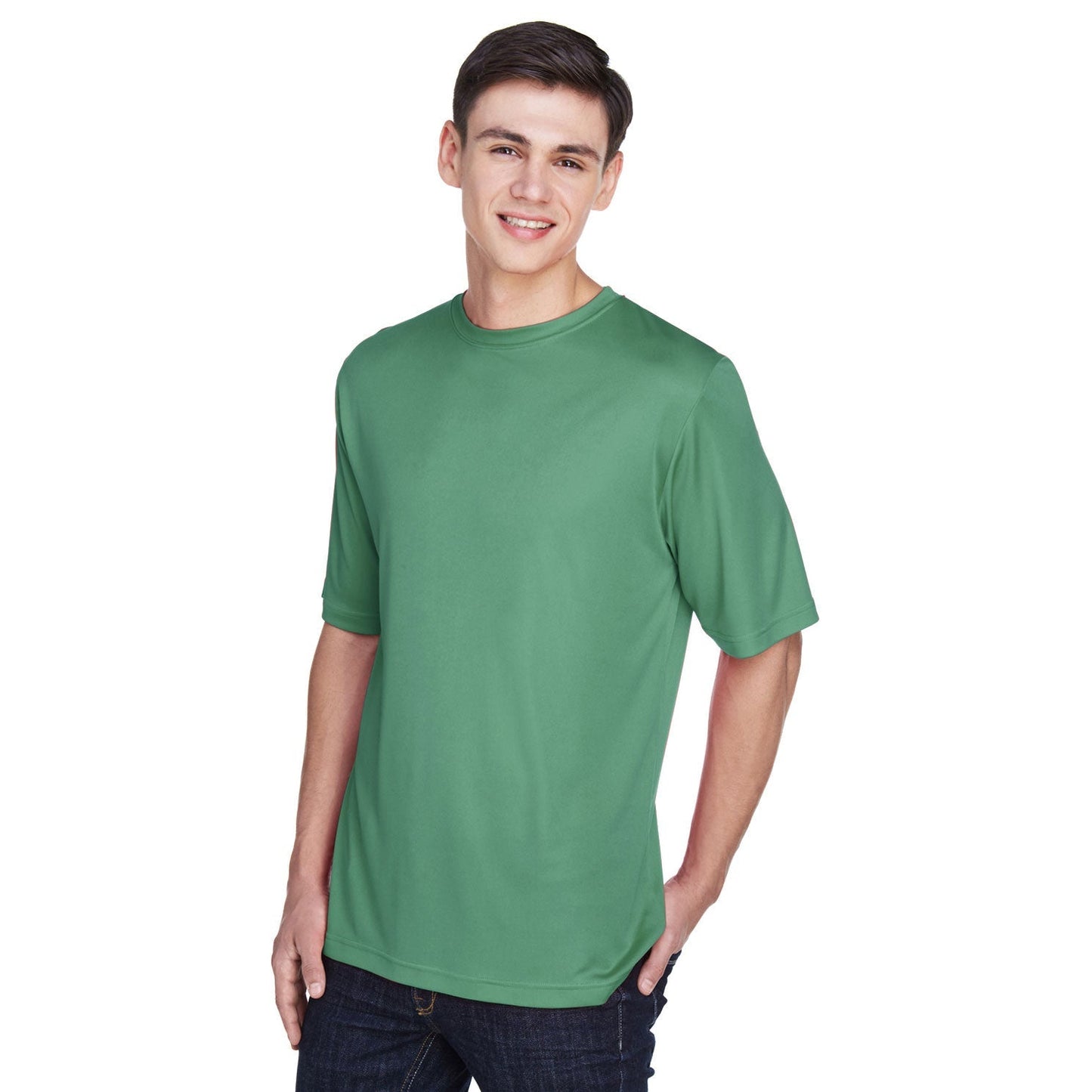 Black T-Shirts - Team 365 - Moisture-Wicking Performance