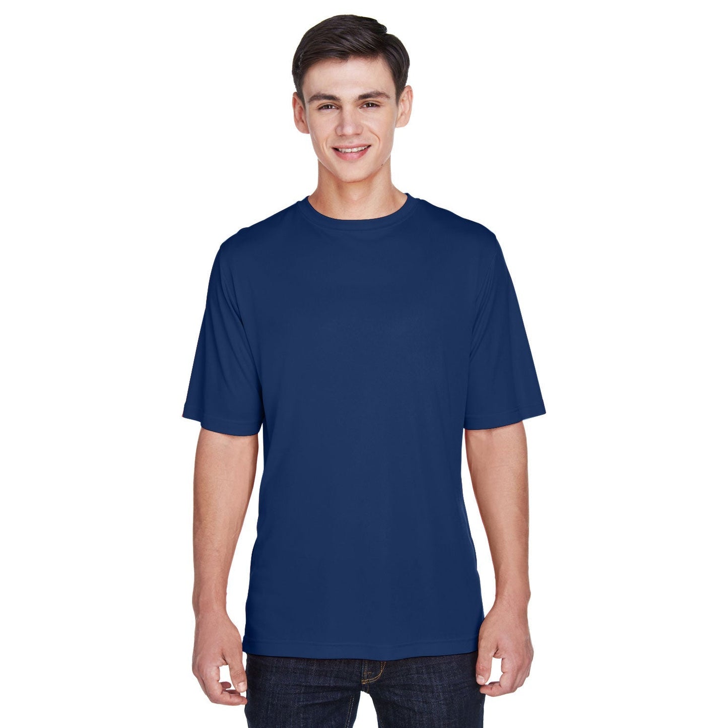 Black T-Shirts - Team 365 - Moisture-Wicking Performance