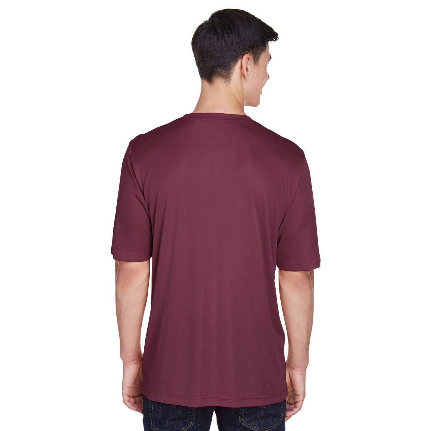 Black T-Shirts - Team 365 - Moisture-Wicking Performance