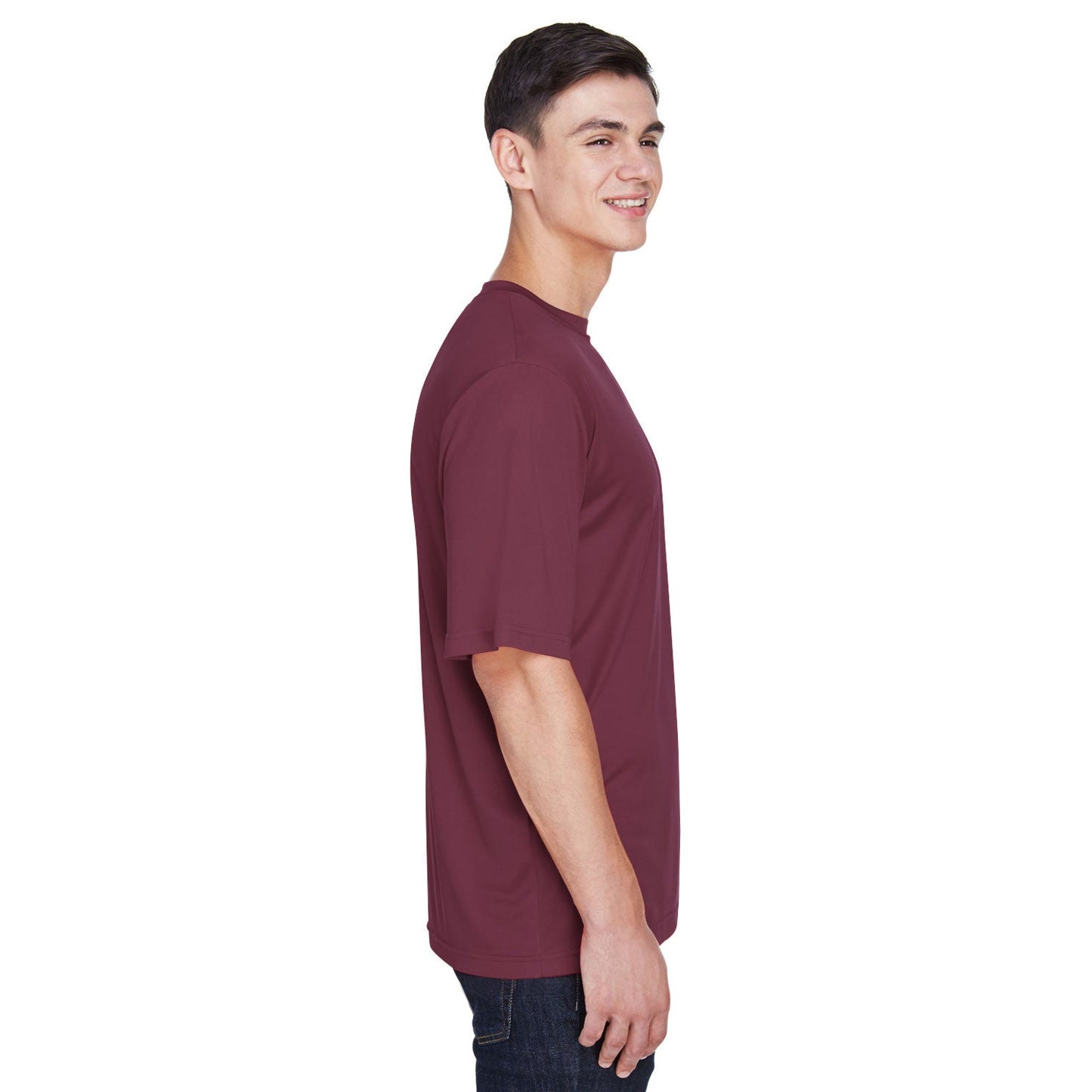 Black T-Shirts - Team 365 - Moisture-Wicking Performance