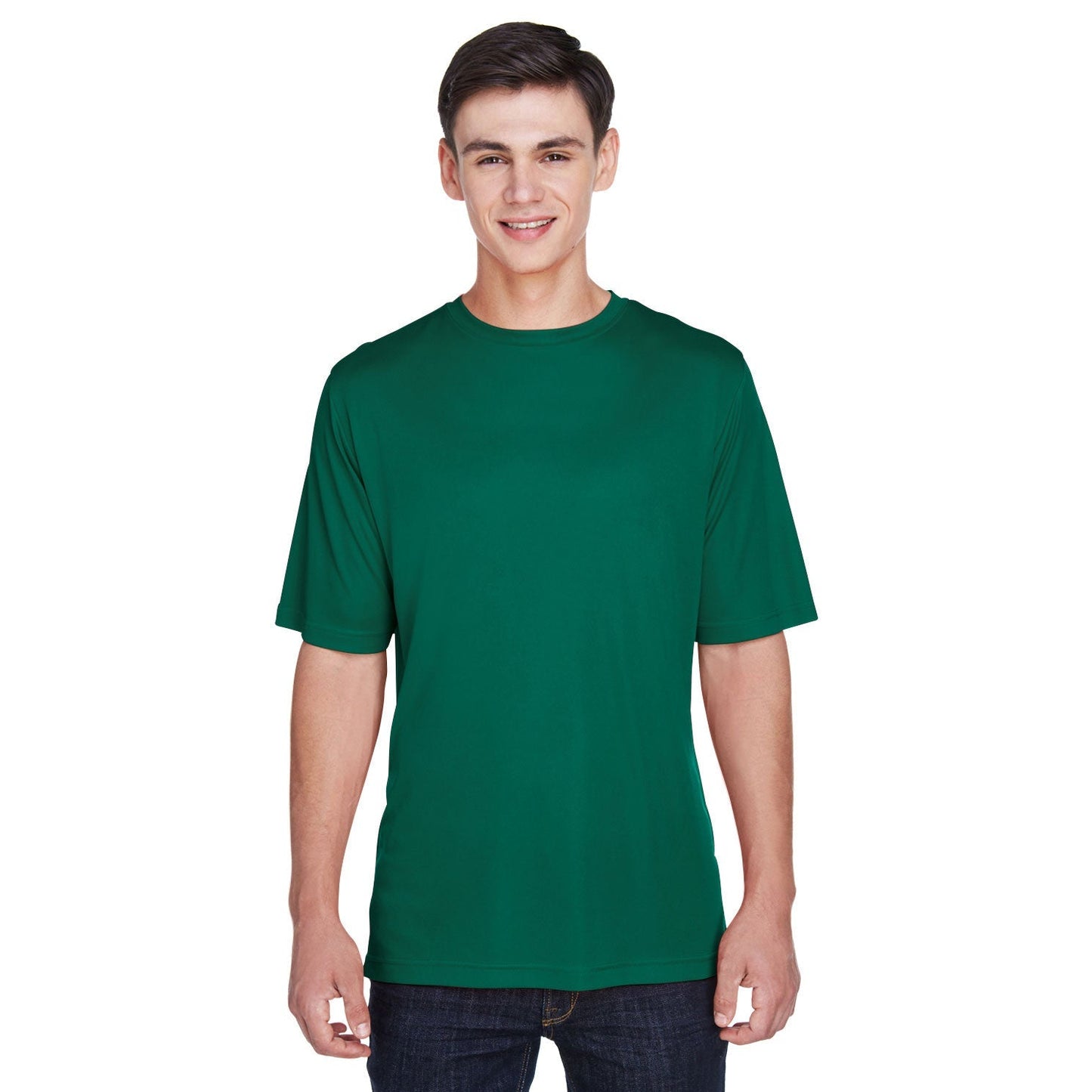 Black T-Shirts - Team 365 - Moisture-Wicking Performance