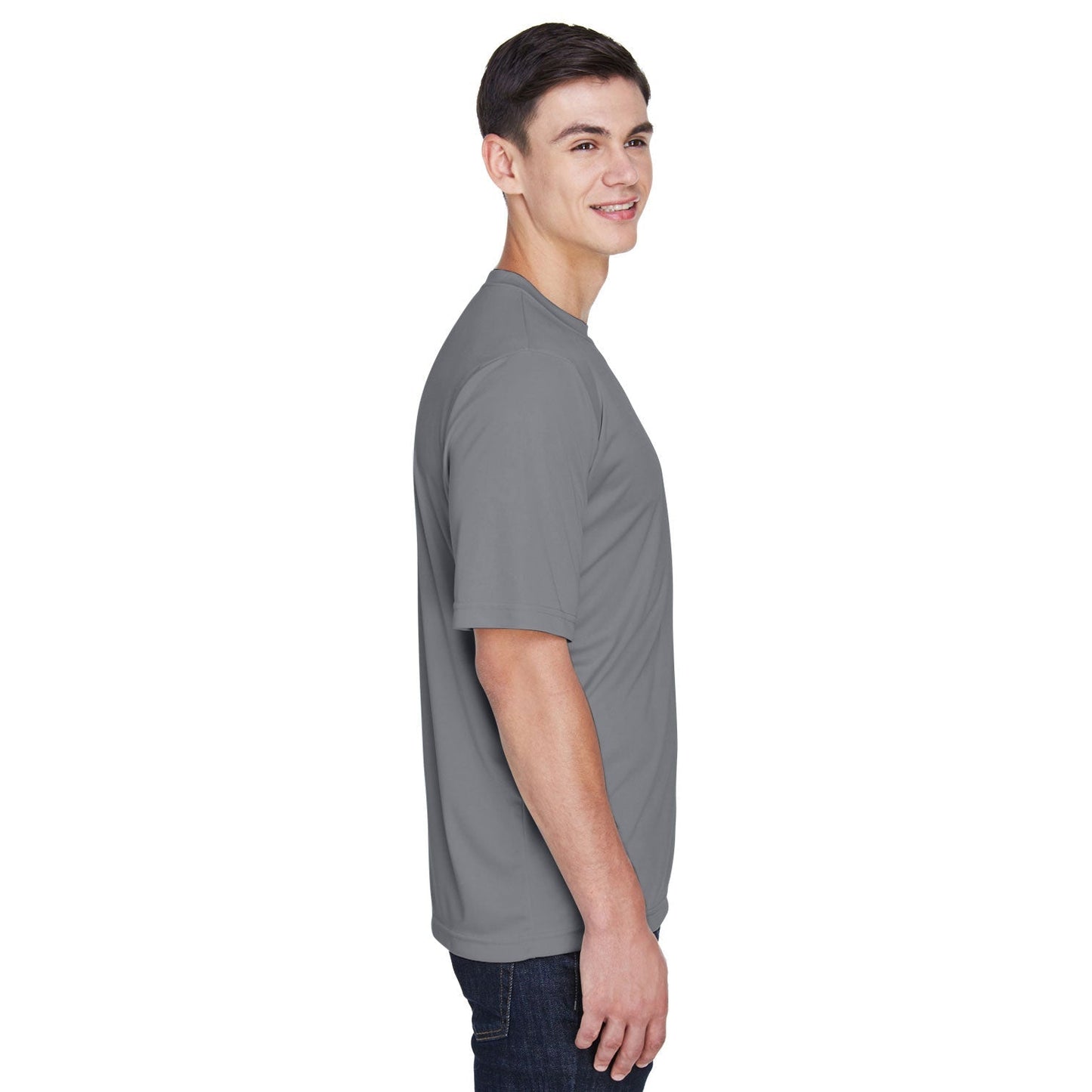 Black T-Shirts - Team 365 - Moisture-Wicking Performance