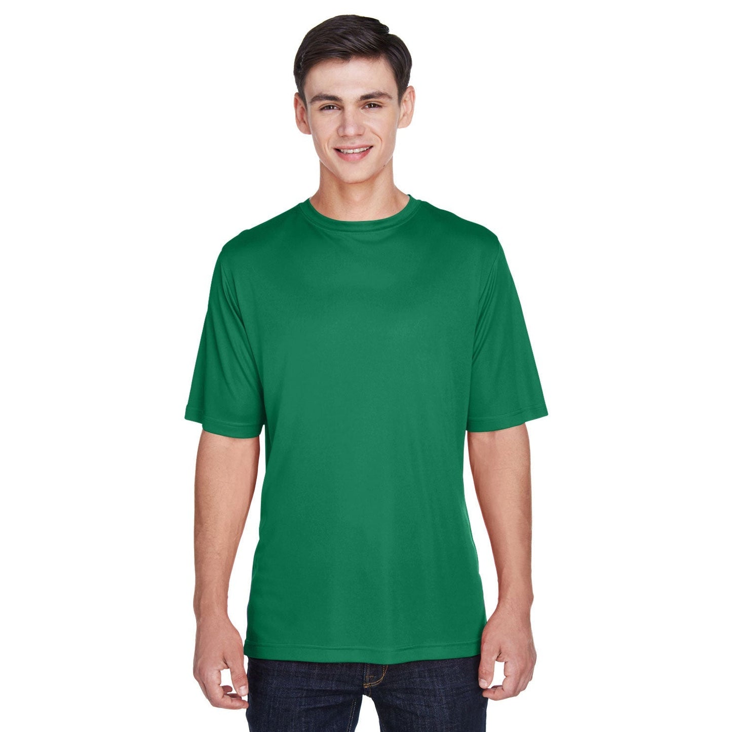 Black T-Shirts - Team 365 - Moisture-Wicking Performance