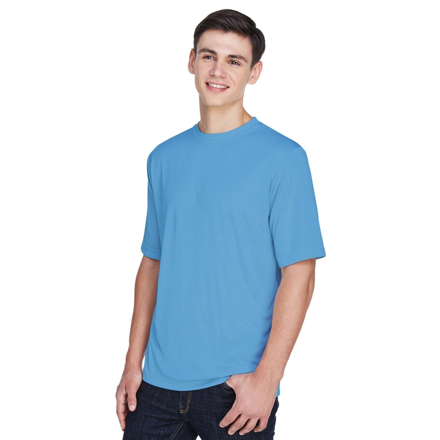 Black T-Shirts - Team 365 - Moisture-Wicking Performance