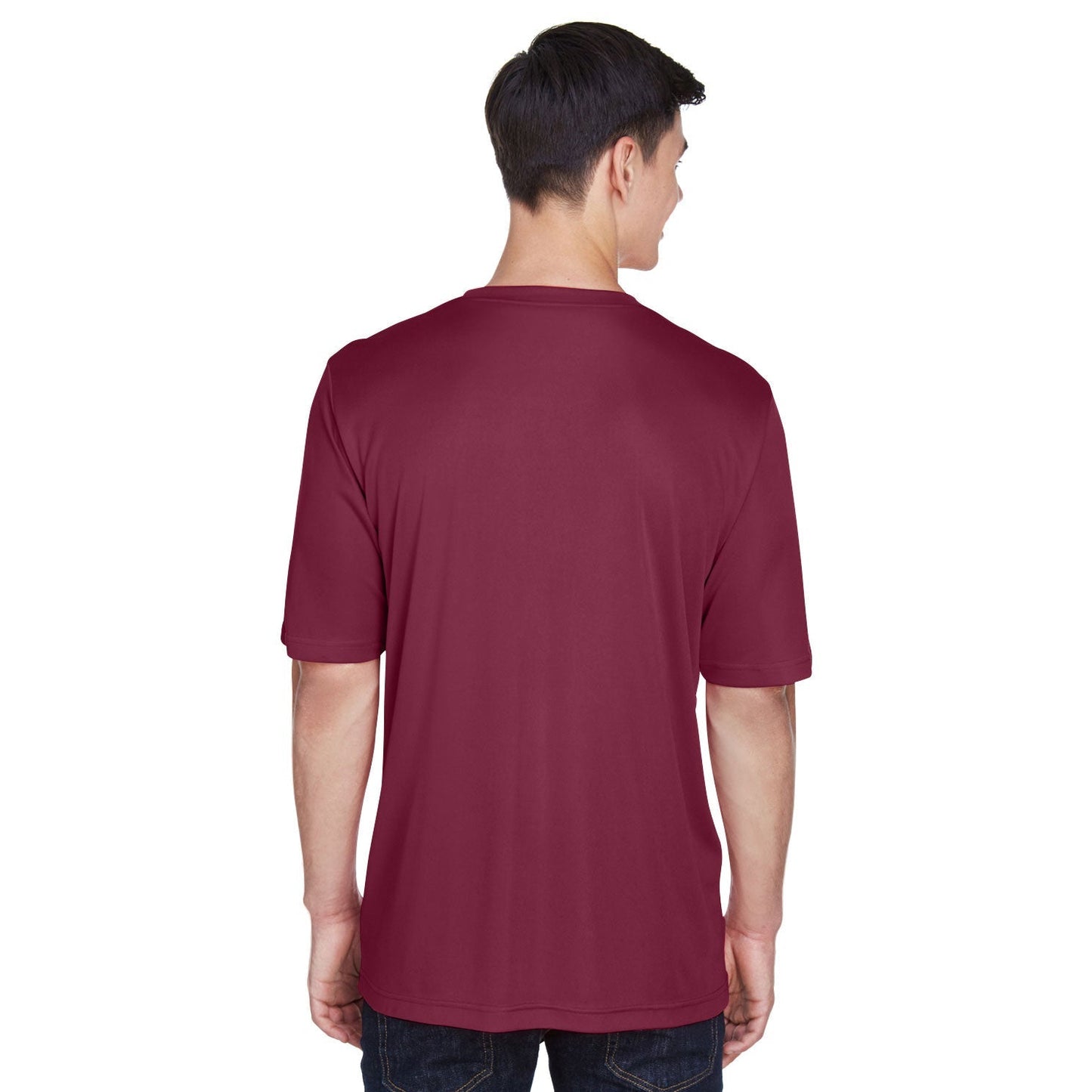 Black T-Shirts - Team 365 - Moisture-Wicking Performance